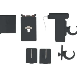SUPPORT PVC CLIP REGLABLE X2 GRIS ANTHRACITE