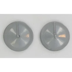 SUPPORTS ADHESIFS METAL X2 ARGENT
