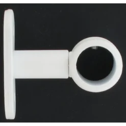 SUPPORT SIMPLE D20 50 MM X2 BLANC MAT