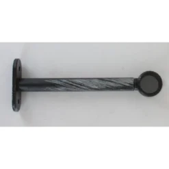 SUPPORT SIMPLE D20 150 MM X2 NOIR ARGENT