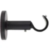 SUPPORT SIMPLE OUVERT D.20 60MM NOIR MAT