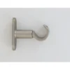 SUPPORT SIMPLE OUVERT D20 50 MM X2 ARGENT MAT