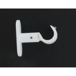 SUPPORT SIMPLE OUVERT D20 50 MM X2 BLANC MAT