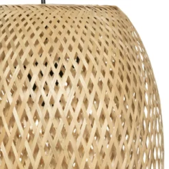 SUSPENSION BAMBOU JOYCE NATUREL D.25CM