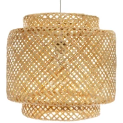 SUSPENSION BAMBOU LIBY NATUREL D.40CM