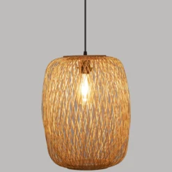 SUSPENSION BAMBOU SINDY NATUREL D.30CM