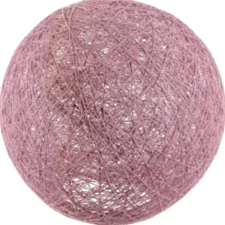 SUSPENSION INTERIEUR ROSE POUDRE 30CM