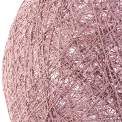 SUSPENSION INTERIEUR ROSE POUDRE 30CM