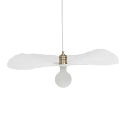 SUSPENSION MACHE TEHANI BLANC D.57CM