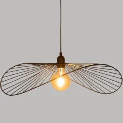 SUSPENSION METAL ADELIA NOIR D.58CM