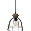 SUSPENSION METAL BERRY GRIS D.25CM