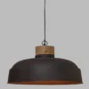 SUSPENSION METAL BOIS PRAO GRIS D.57CM