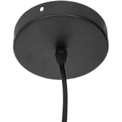 SUSPENSION METAL BOULE EMIE NOIR D.25CM