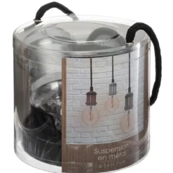 SUSPENSION METAL CUIVRE H.7CM