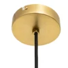 SUSPENSION METAL DORE ROSIE D.38CM