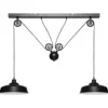 SUSPENSION METAL EZIO NOIR D.60CM