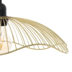SUSPENSION METAL FILAIRE GALT DORE D.34CM