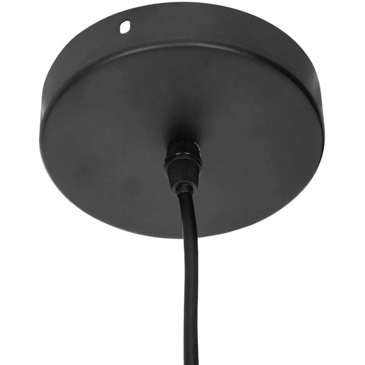 SUSPENSION METAL FILAIRE NOIR D.19X22CM