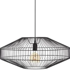 SUSPENSION METAL FIL VILAS NOIR D.57CM