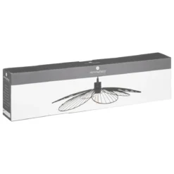 SUSPENSION METAL FLEUR NOIR D.57CM
