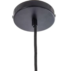 SUSPENSION METAL NOIR D.5CM
