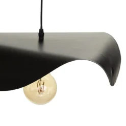 SUSPENSION METAL PILAR NOIR L.52CM