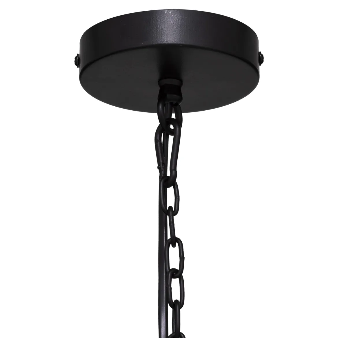 SUSPENSION METAL SILAS NOIR D.23CM