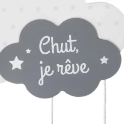 SUSPENSION NUAGE GRIS