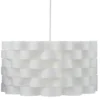 SUSPENSION PAPIER PLASTIQUE MOKI BLANC D.42CM