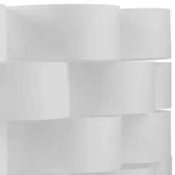 SUSPENSION PAPIER PLASTIQUE MOKI BLANC D.42CM