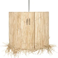 SUSPENSION RAPHIA HACIENDA NATUREL H.38CM