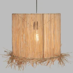 SUSPENSION RAPHIA HACIENDA NATUREL H.38CM