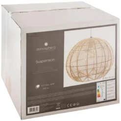 SUSPENSION ROTIN D.38X32CM