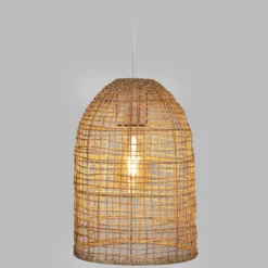 SUSPENSION ROTIN KARLA NATUREL D.24CM