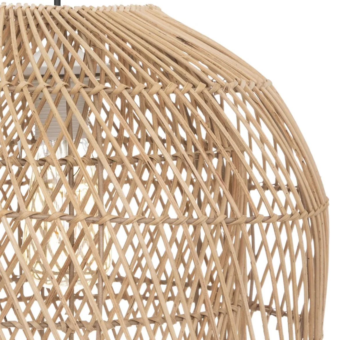 SUSPENSION ROTIN KERY NATUREL D.38CM
