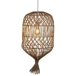 SUSPENSION ROTIN MILOU NATUREL D.38CM