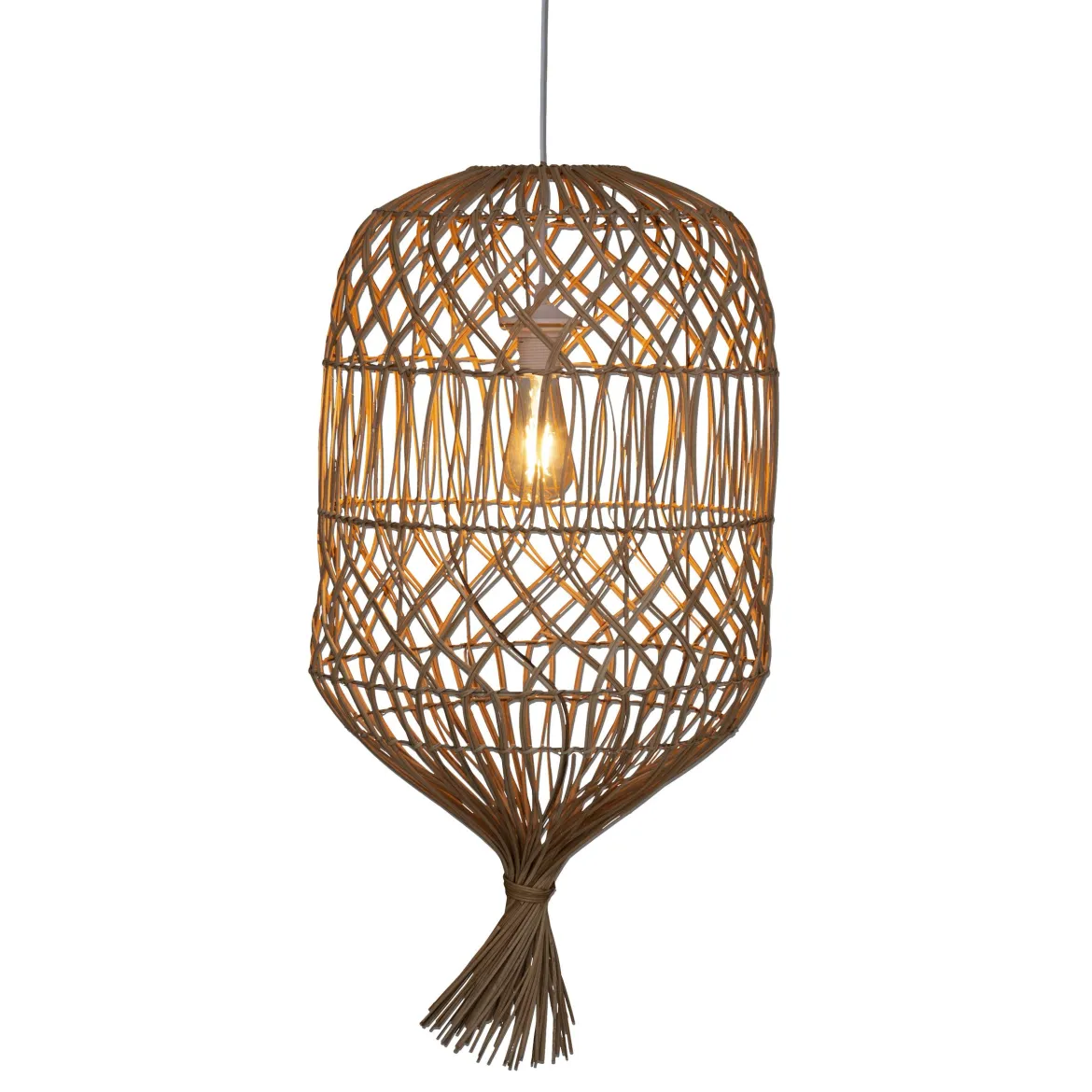 SUSPENSION ROTIN MILOU NATUREL D.38CM