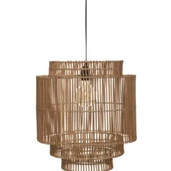 SUSPENSION ROTIN WOND NATUREL D.39CM
