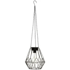 SUSPENSION SOLAIRE FLAVE METAL FILAIRE H.20.5CM