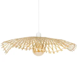 SUSPENSION TESS BAMBOU NATUREL D.58CM