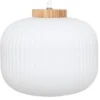 SUSPENSION VERRE TRAVIS BLANC D.25CM