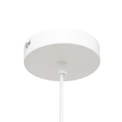 SUSPENSION VERRE TRAVIS BLANC D.25CM