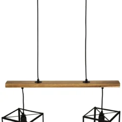 SUSPENSION X2 METAL EDENA NOIR L.70CM