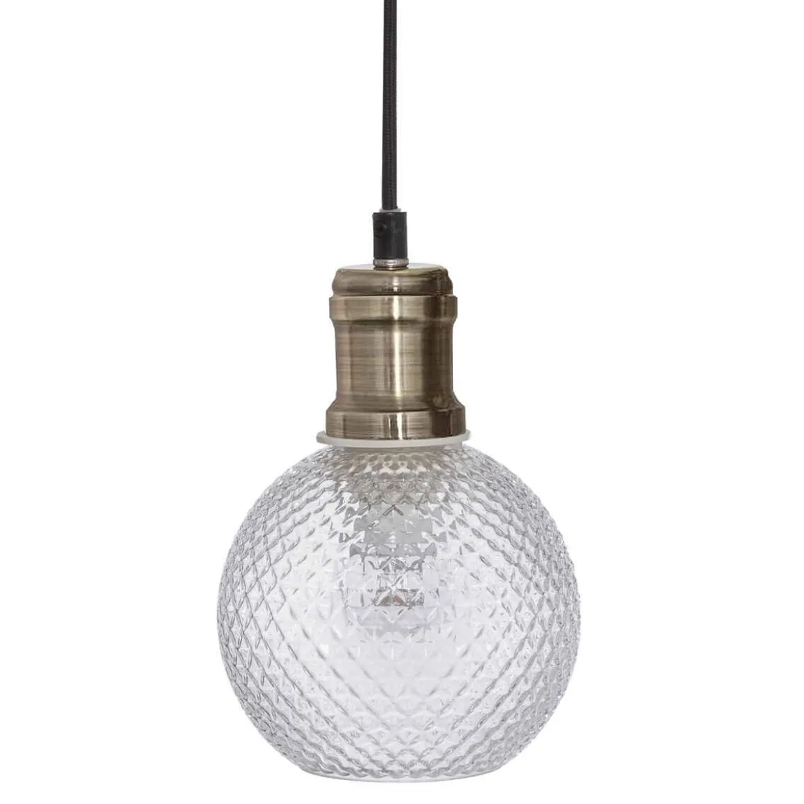 SUSPENSION X3 VERRE KAT TRANSPARENT D.14CM