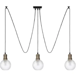 SUSPENSION X3 VERRE KAT TRANSPARENT D.14CM