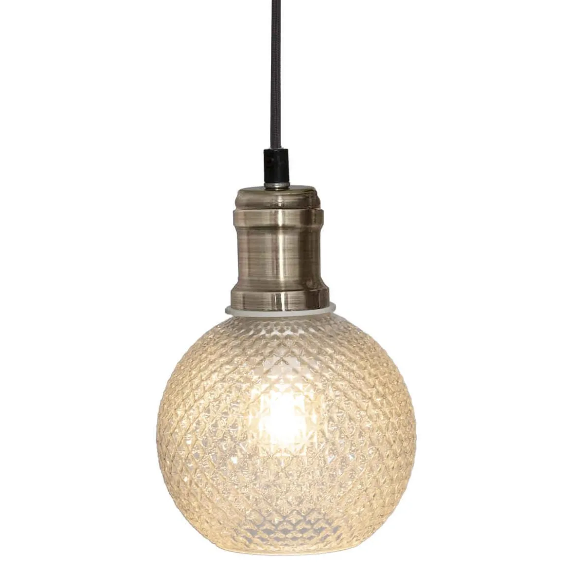 SUSPENSION X3 VERRE KAT TRANSPARENT D.14CM