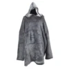 SWEAT A CAPUCHE INTERIEUR SHERPA GRIS