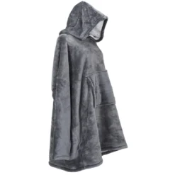 SWEAT A CAPUCHE INTERIEUR SHERPA GRIS