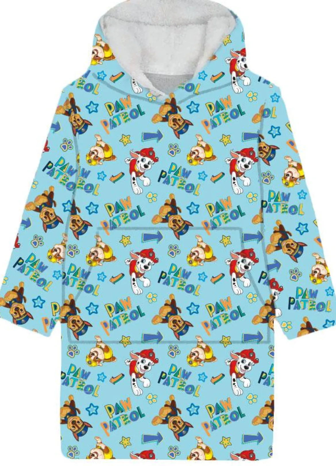 SWEAT PLAID BLEU PAT PARTROUILLE 3 A 6 ANS