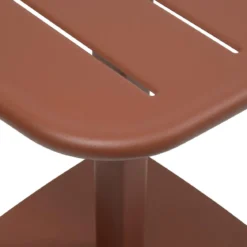 TABLE ALEGORIA CARRE 2 PLACES ACAJOU